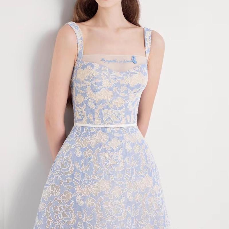 Light Blue Midi Dress 1-1224-30