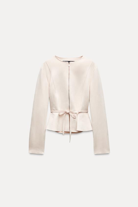 FAUX SUEDE PEPLUM JACKET-1-1124-3
