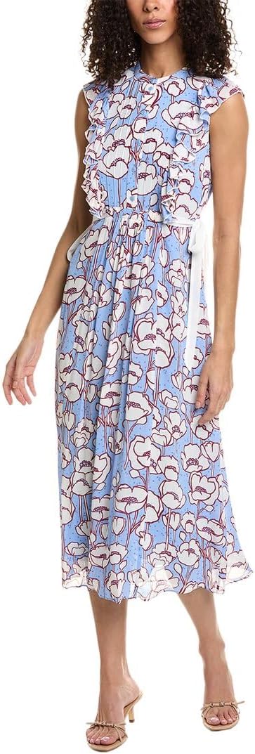 Ted Baker Frilled Midi Dress 12-1224-1