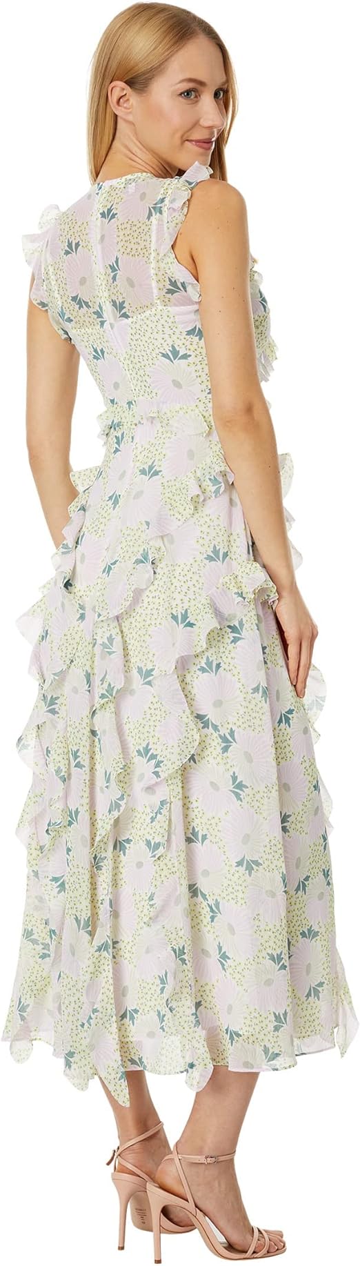 Ted Baker waterfall midi dress