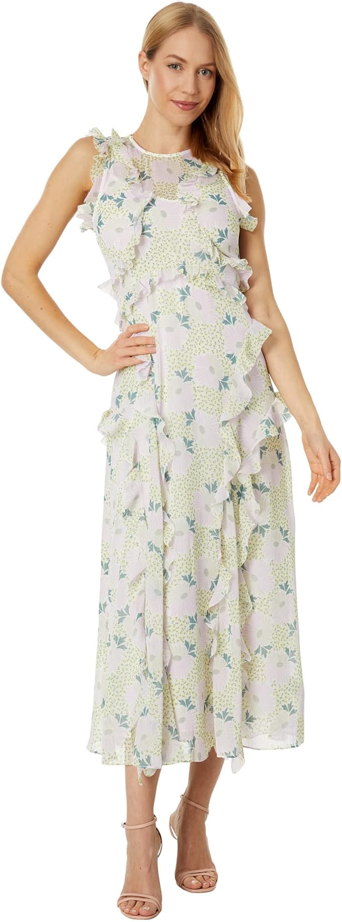 Ted Baker waterfall midi dress