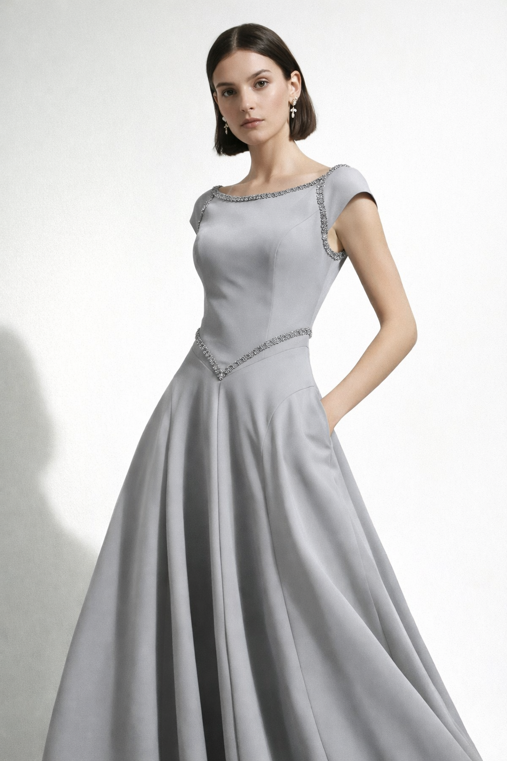 Princess cut gown