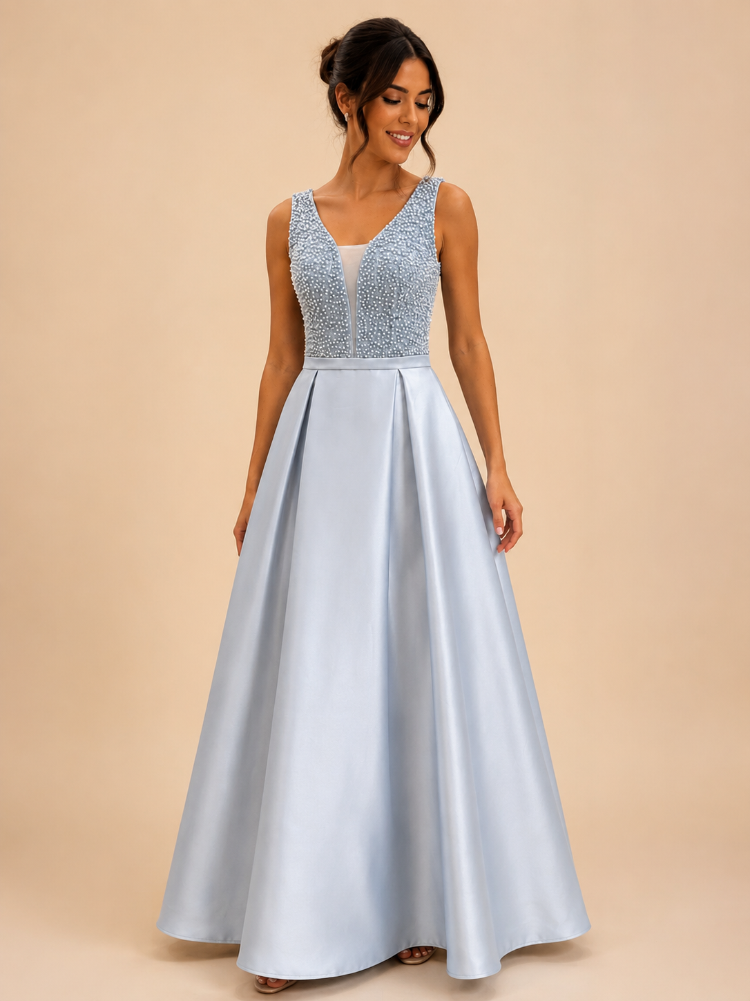 Pearl Detail Gown