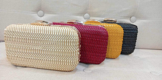 Textured Clutch Bag