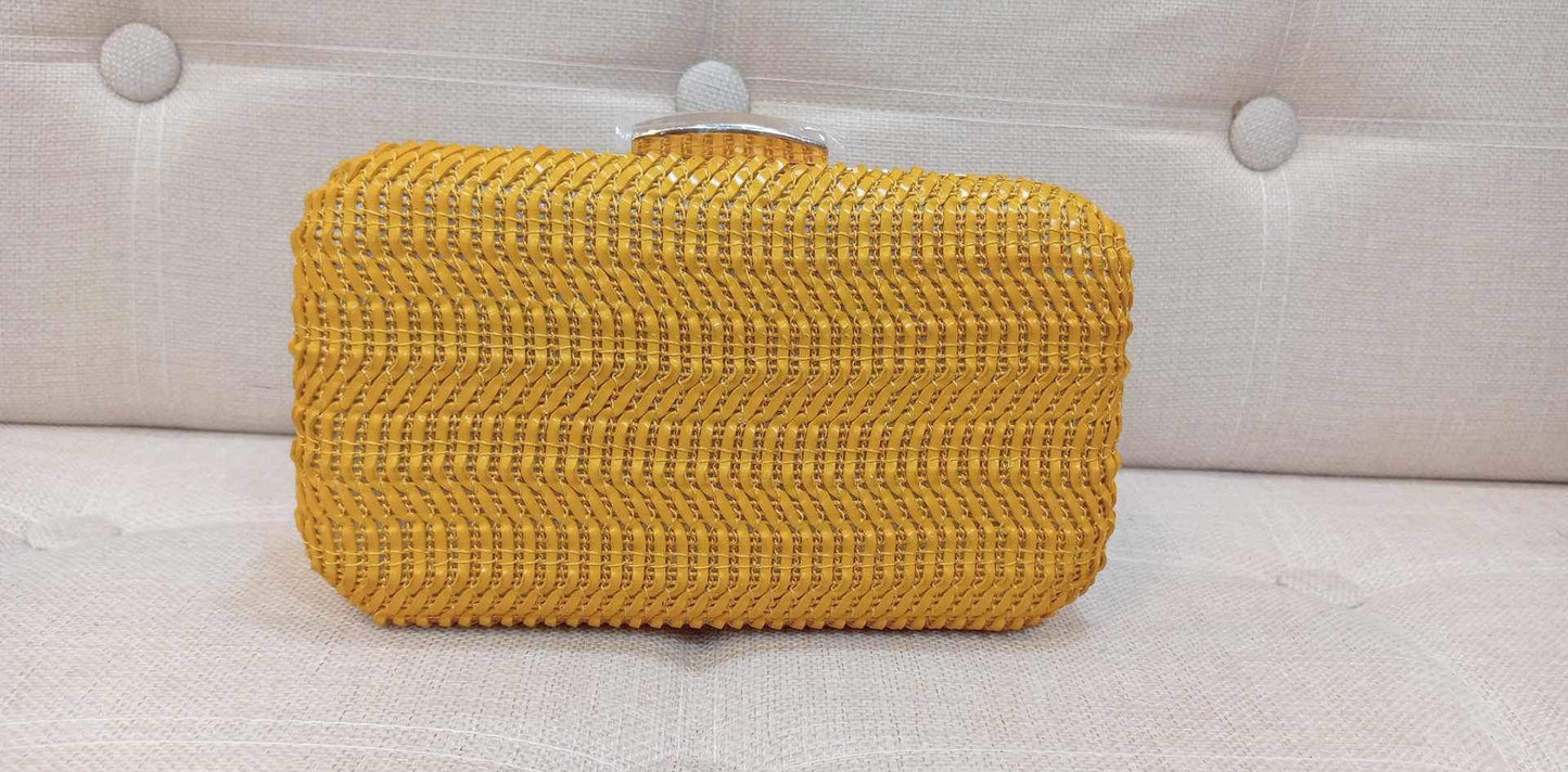 Textured Clutch Bag