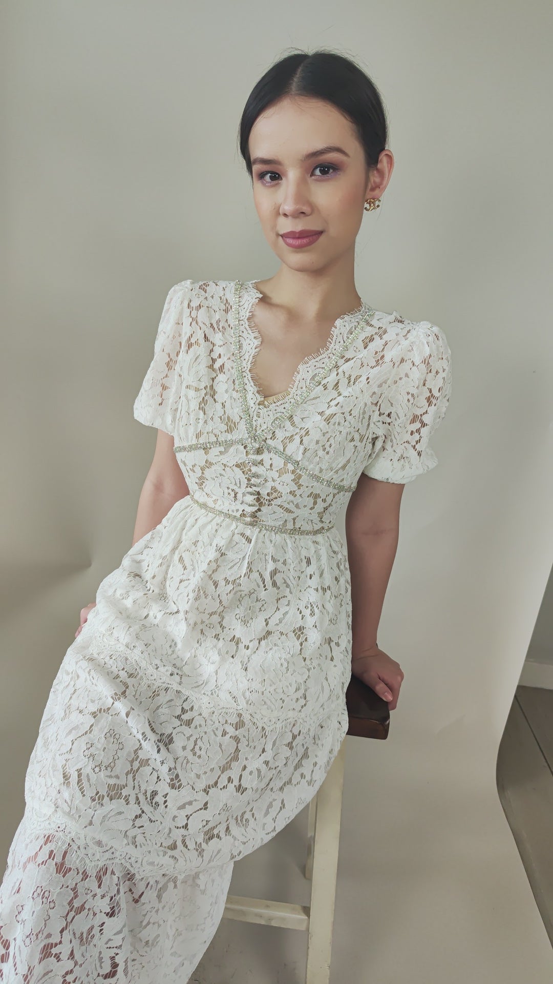 White Lace Dress