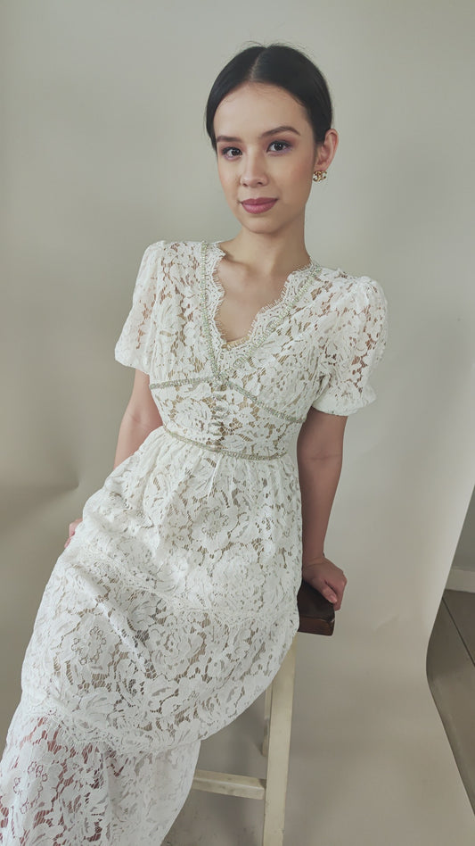 White Lace Dress
