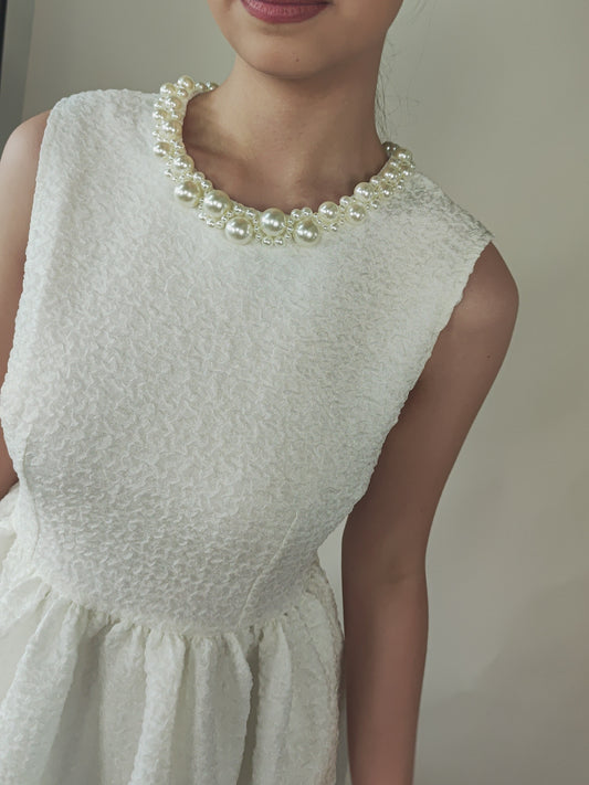 Pearl White Dress