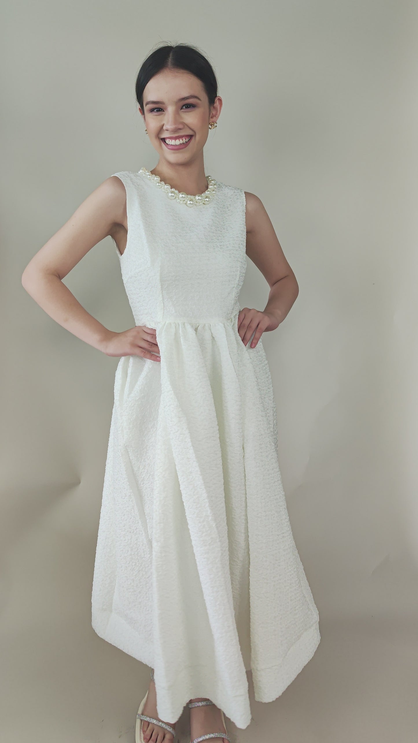 Pearl White Dress