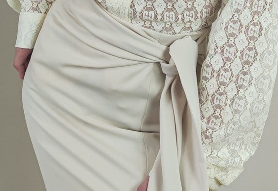 Soft Skirt with Slit