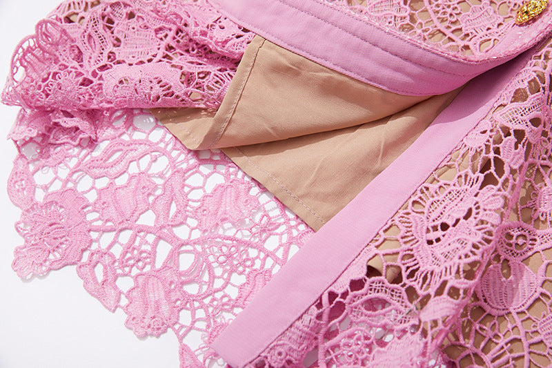 Pink Lace Dress