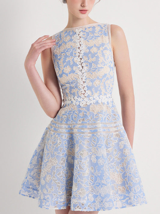Light Blue Lace Dress