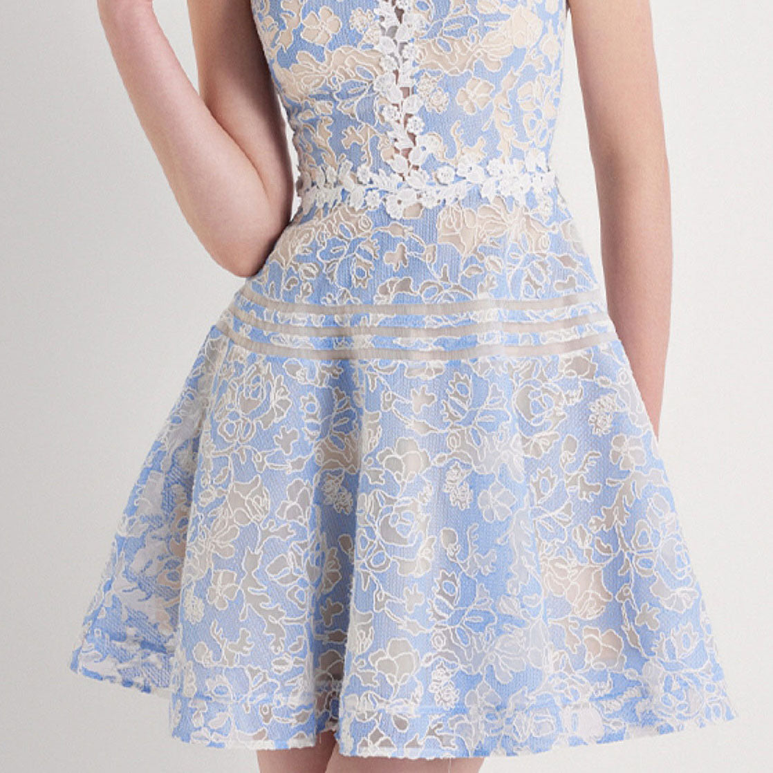 Light Blue Lace Dress