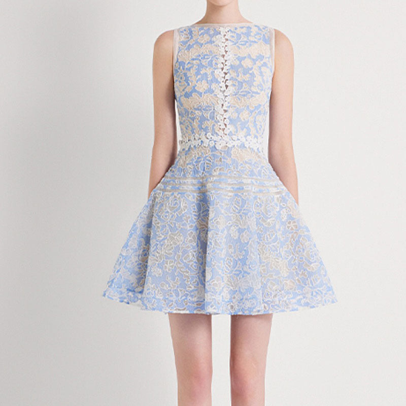 Light Blue Lace Dress