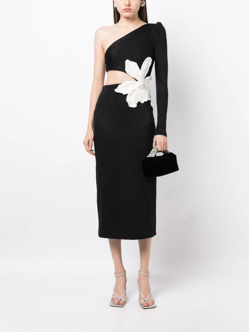 Peek-a-boo Black Dress 1-1124-24
