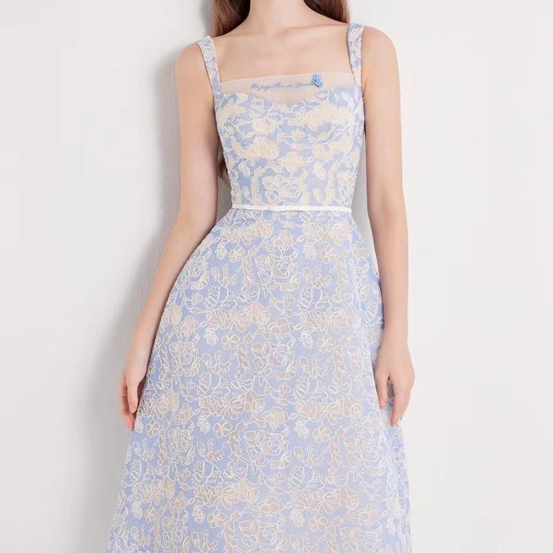 Light Blue Midi Dress 1-1224-30