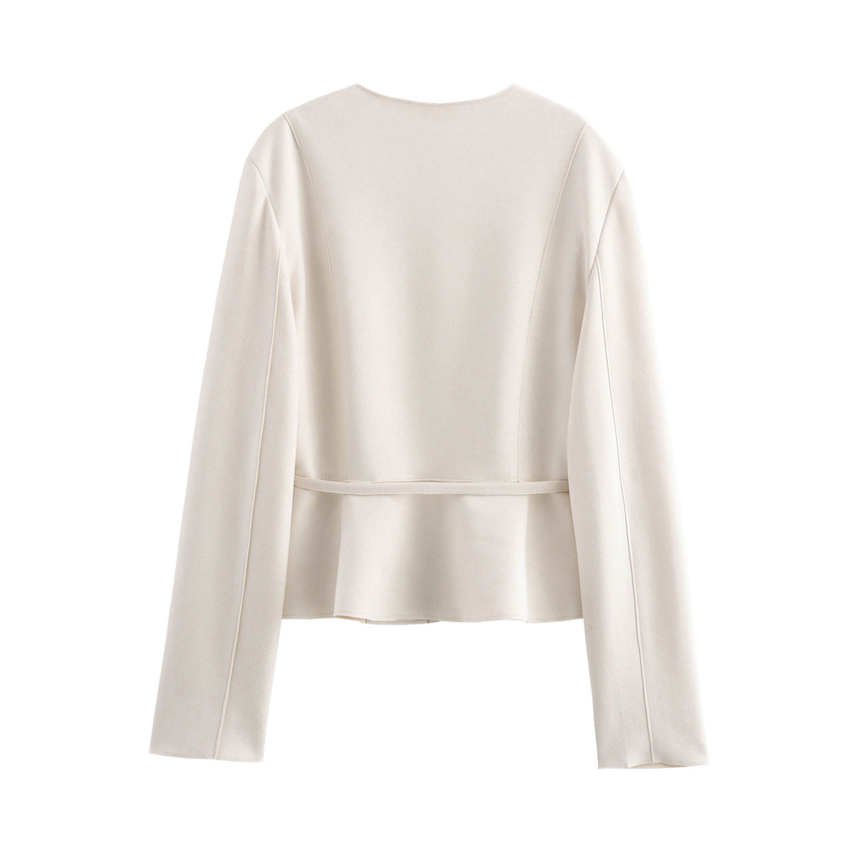FAUX SUEDE PEPLUM JACKET-1-1124-3