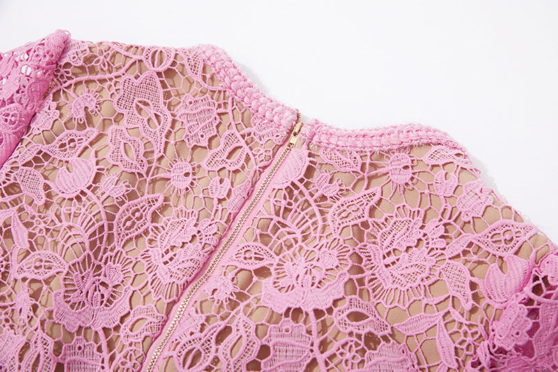Pink Lace Dress
