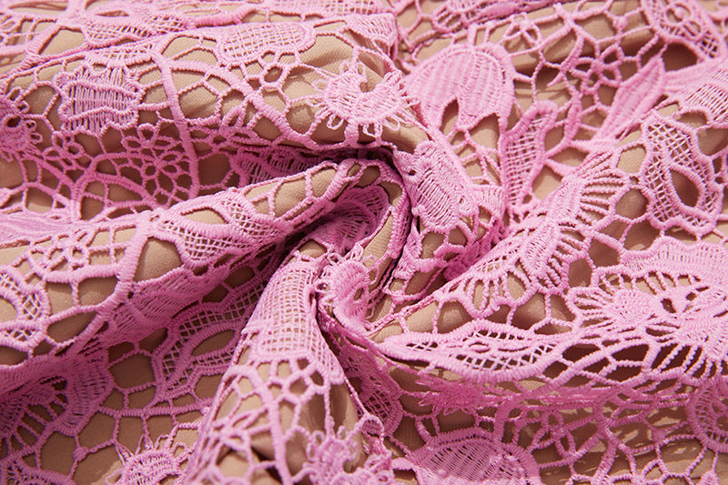 Pink Lace Dress