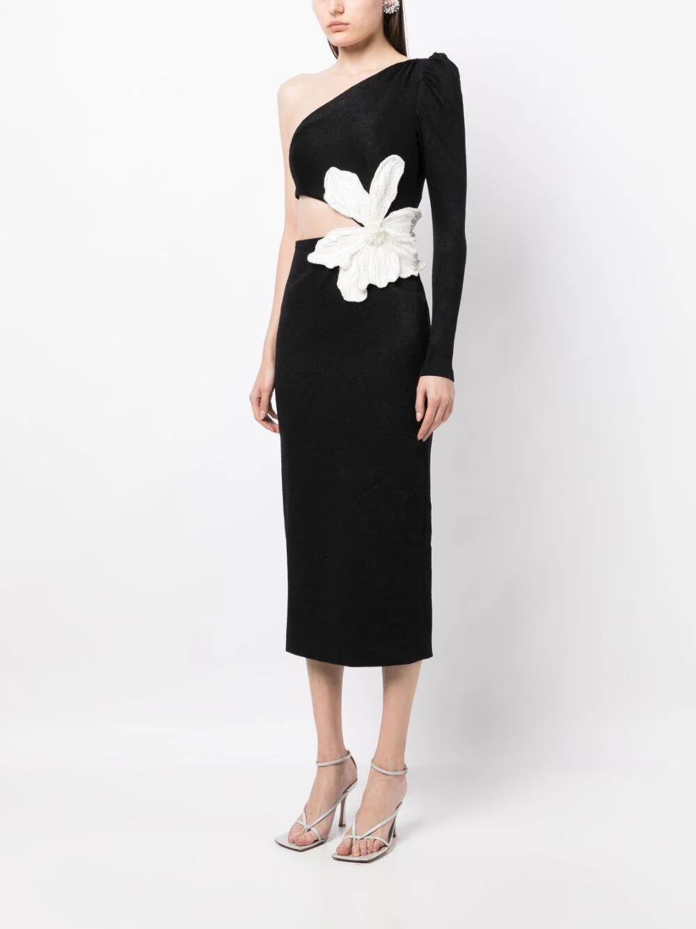 Peek-a-boo Black Dress 1-1124-24