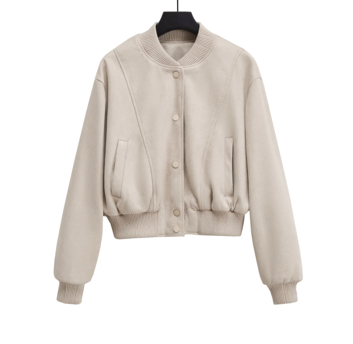 Faux Suede Jacket 1-1124-02