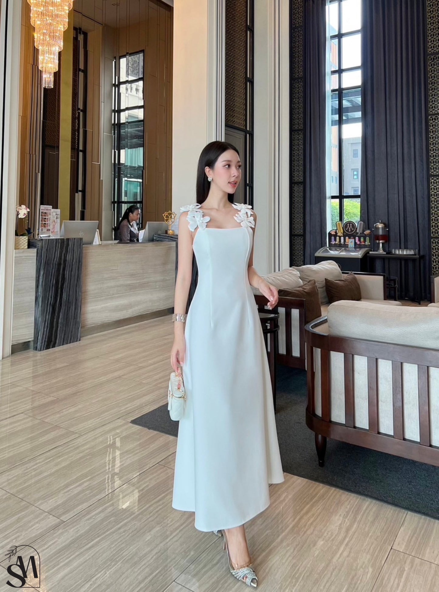 White dress