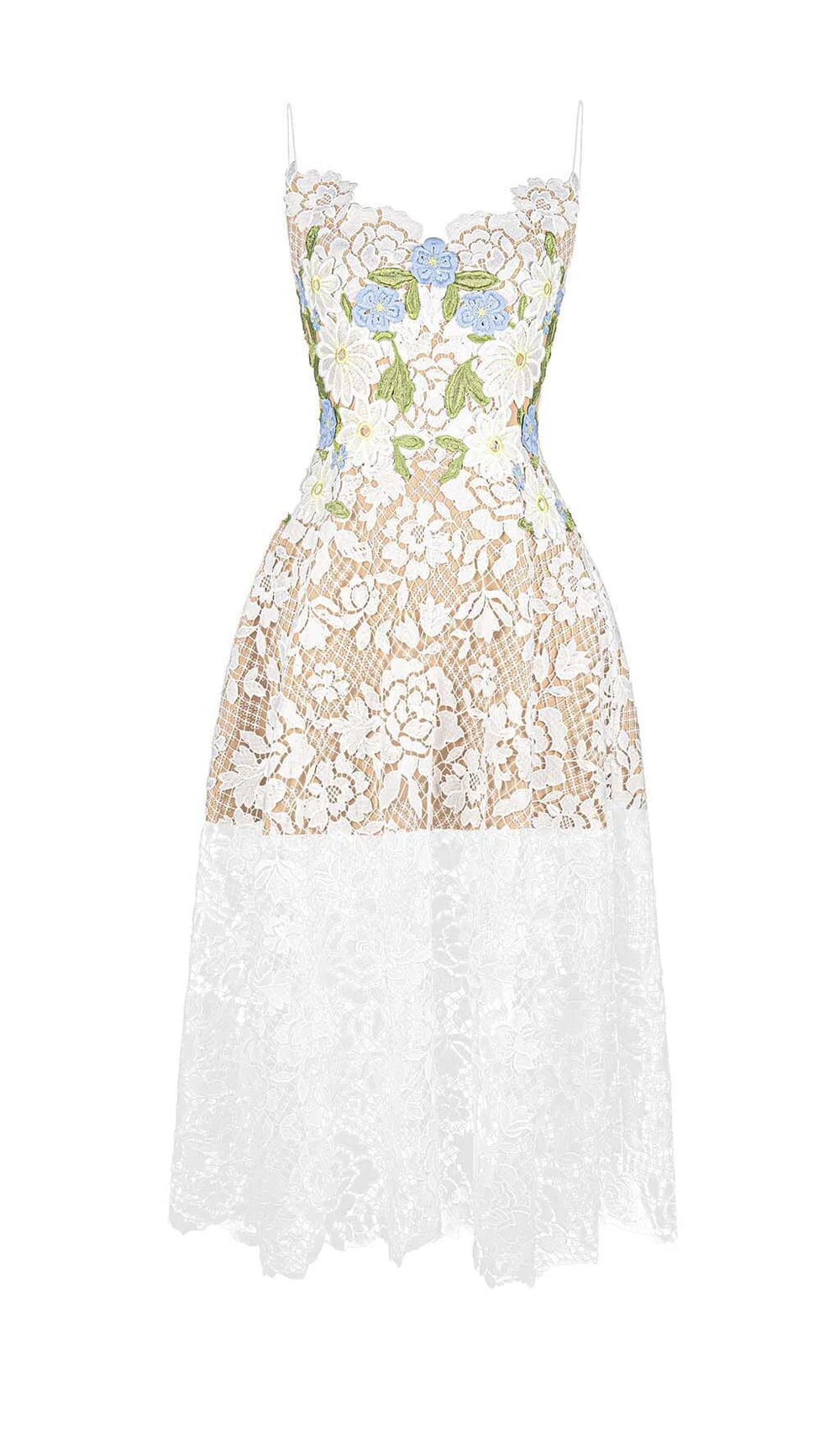 White lace dress