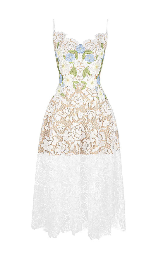 White lace dress