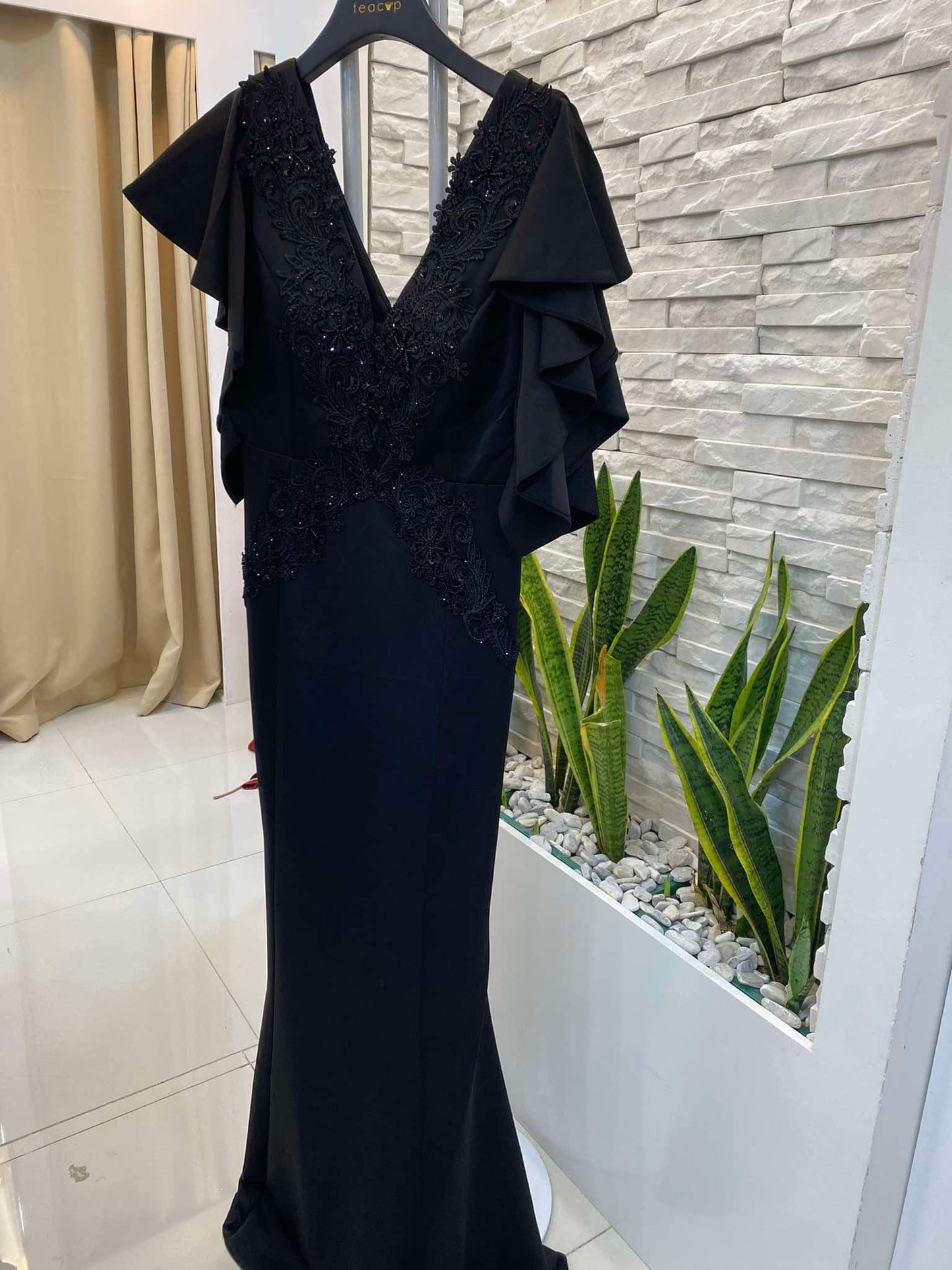 Black gown