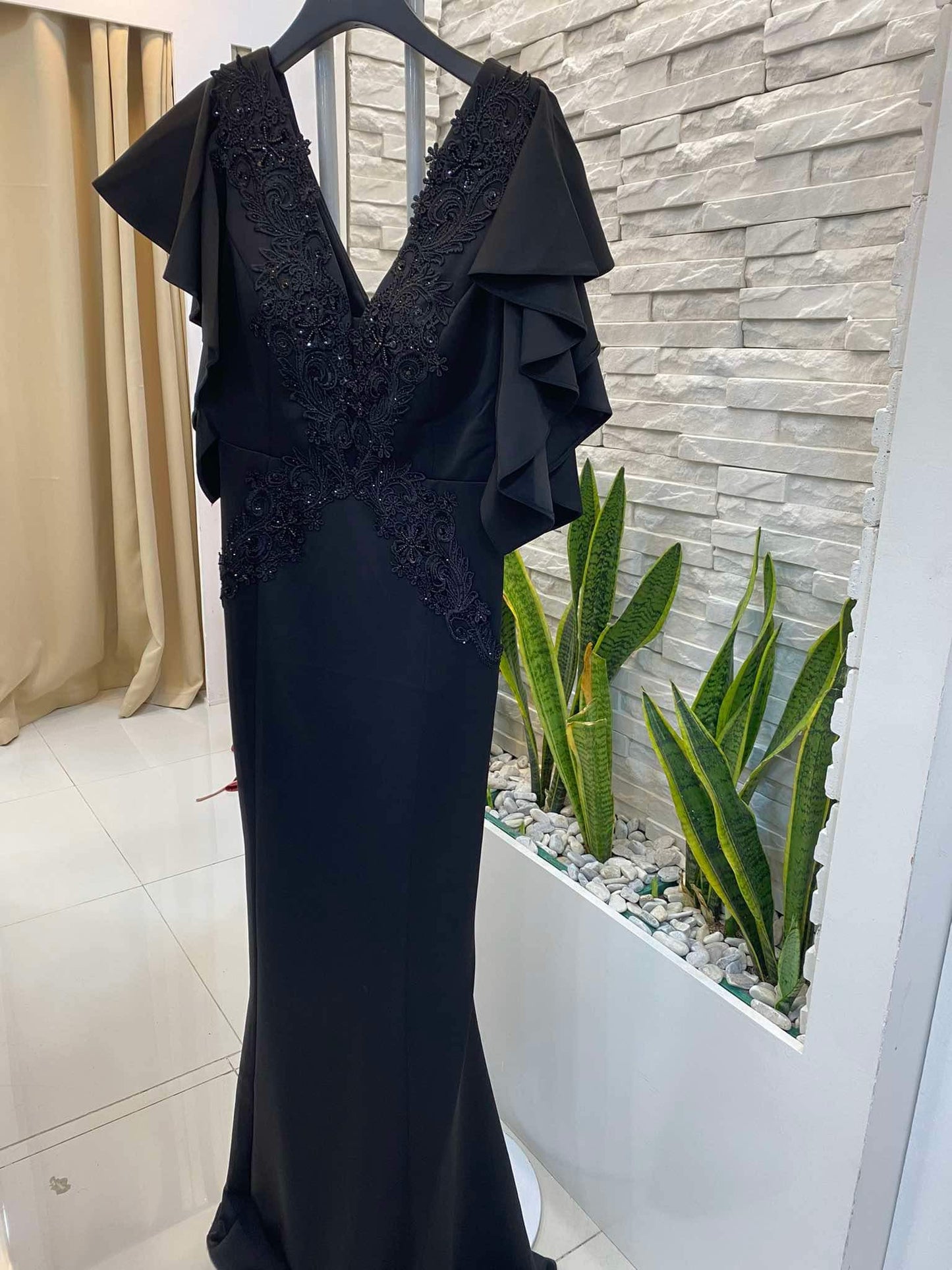 Black gown