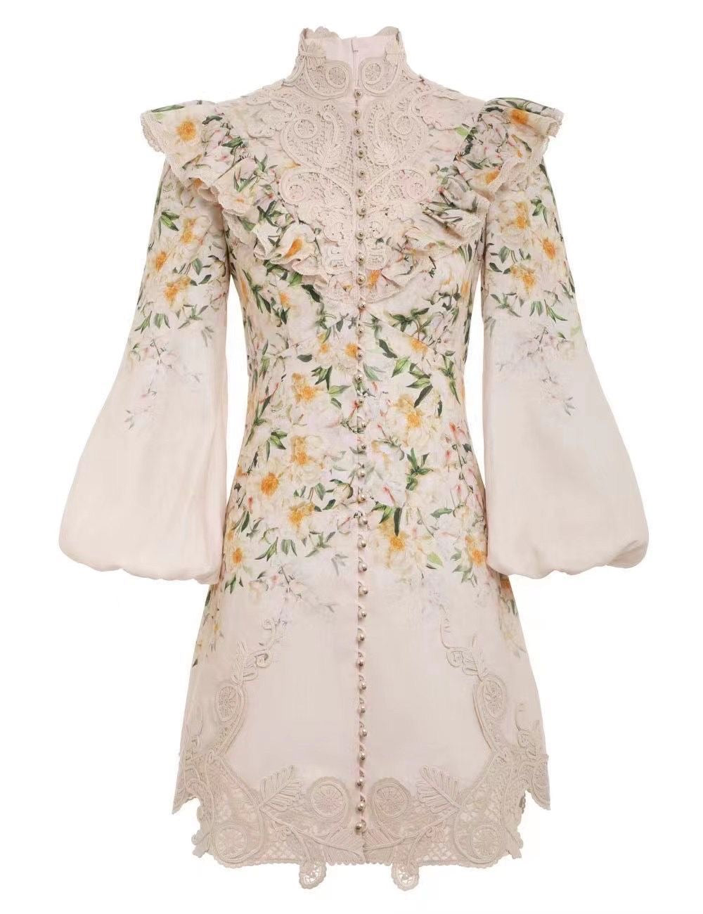 FLORAL MINI DRESS