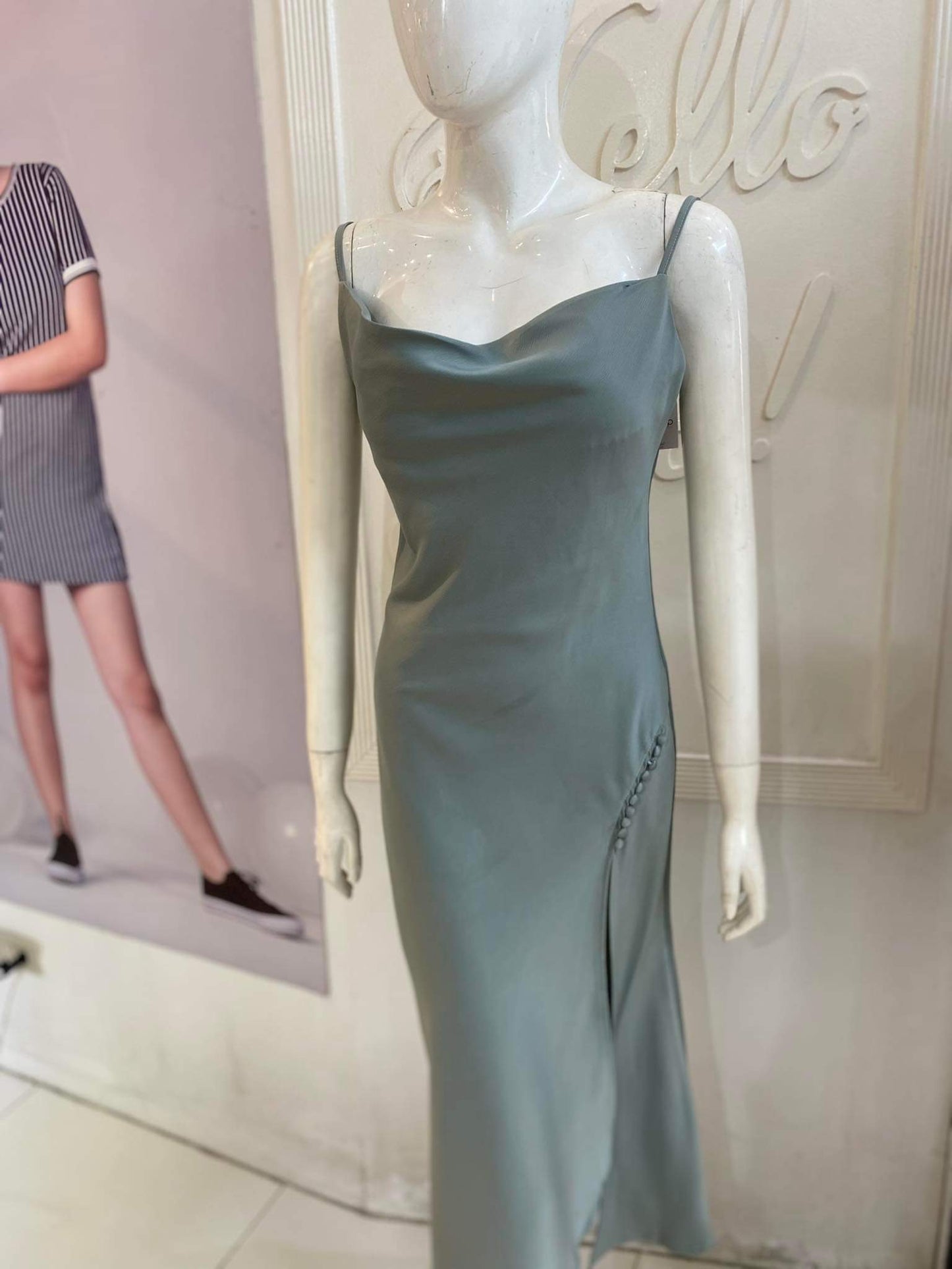 Silk Slip On Dress