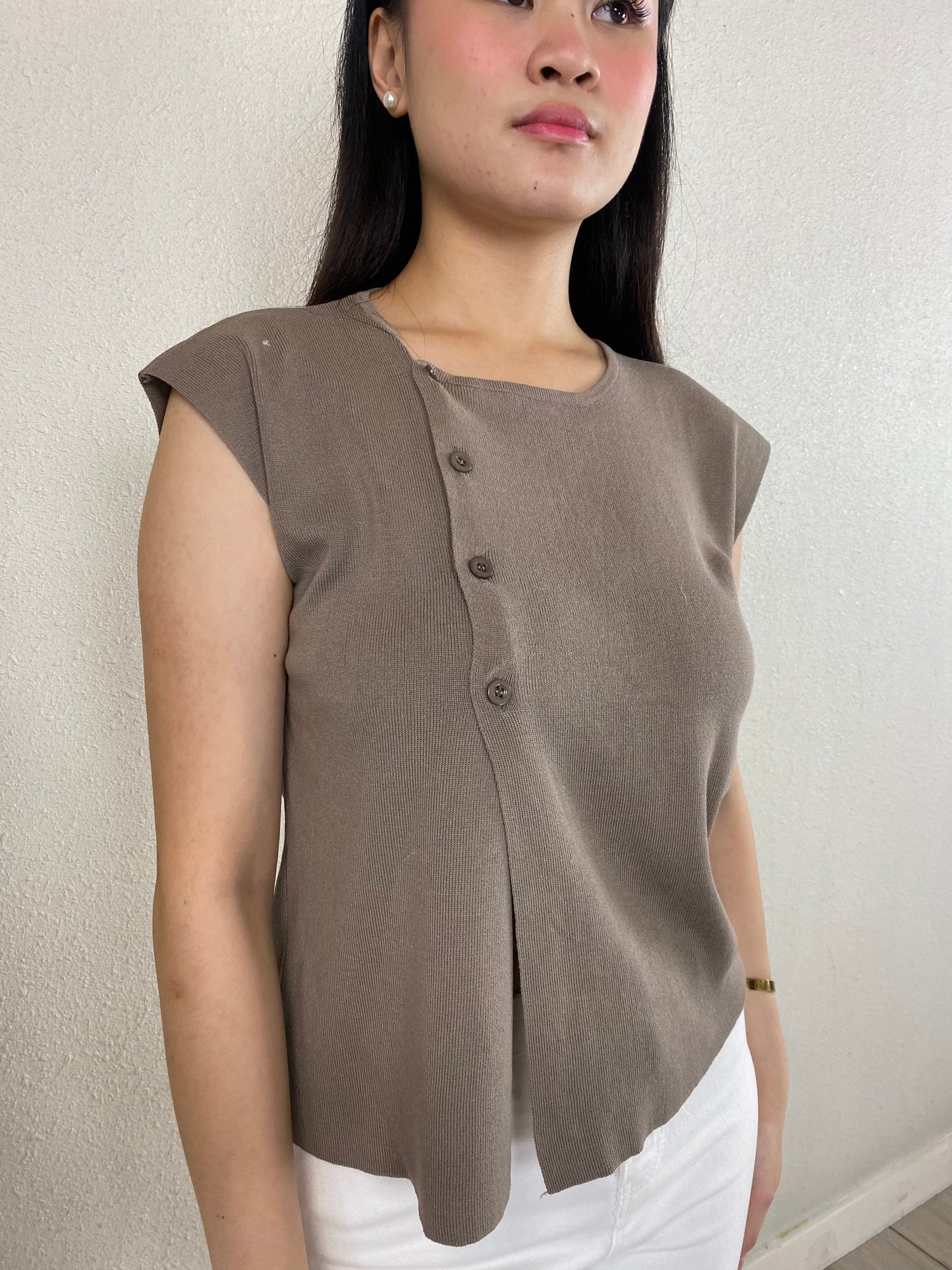 Knit Top Vest