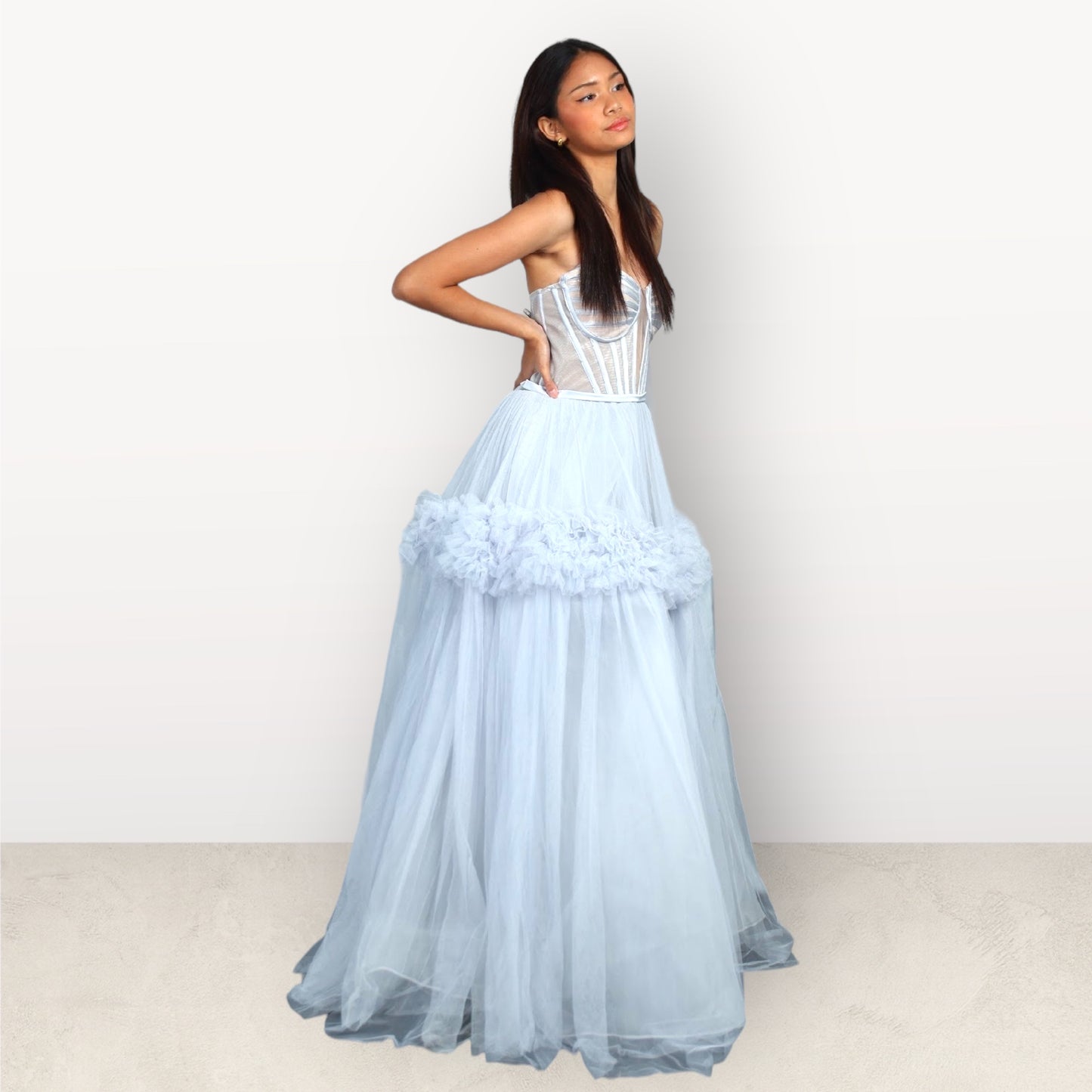 Enchanted Powder Blue Ball Gown