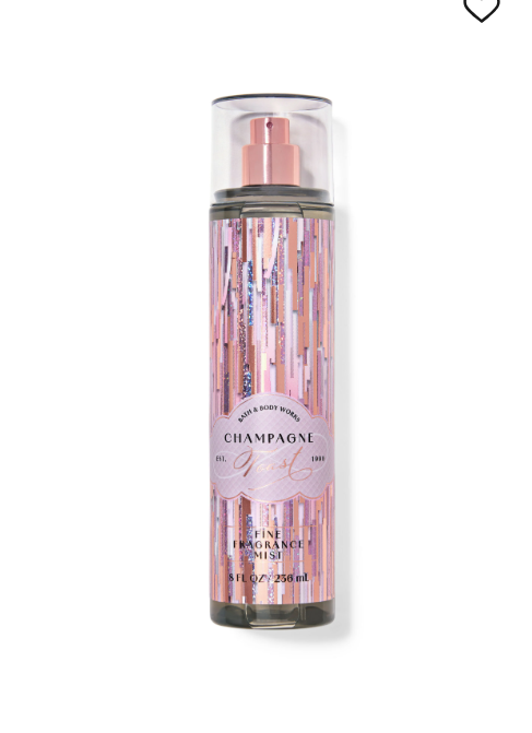 Bath and Body Champagne Toast